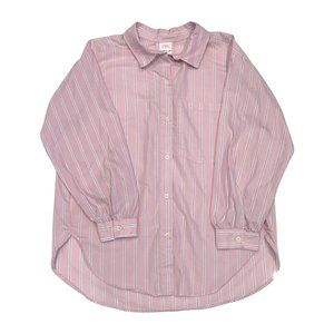 💎4‎ for $25 💎 NWOT ZARA Girl's Oversized Striped Dress Shirt Size 13-14 Youth
